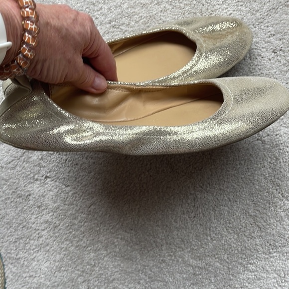 Talbots ballet flats. Gold. - Picture 6 of 8